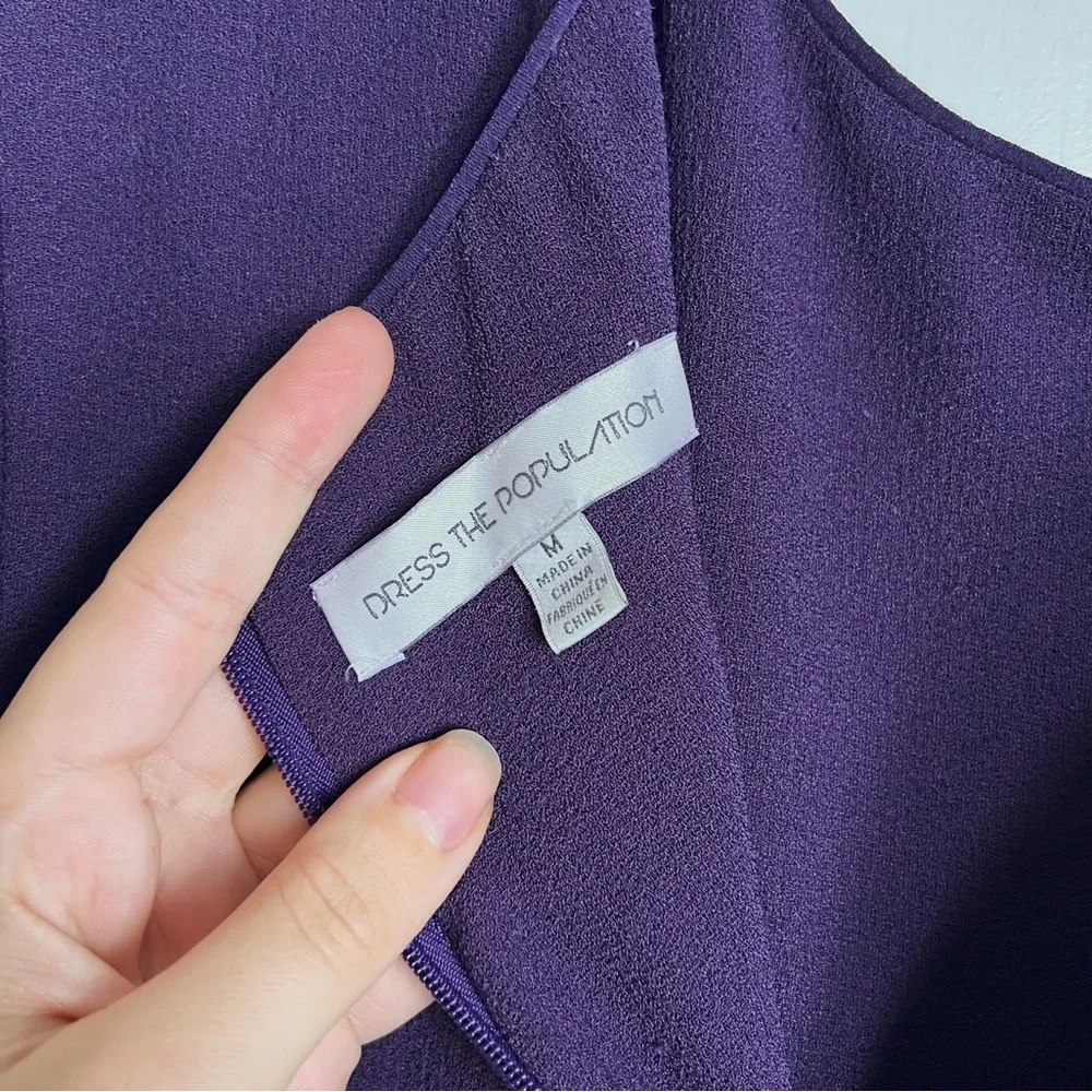 Dress the Population Purple Maxi Dress - Picture 4 of 9
